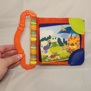 Bright Starts Crinkle Sensory Toddler Picture Book Plush